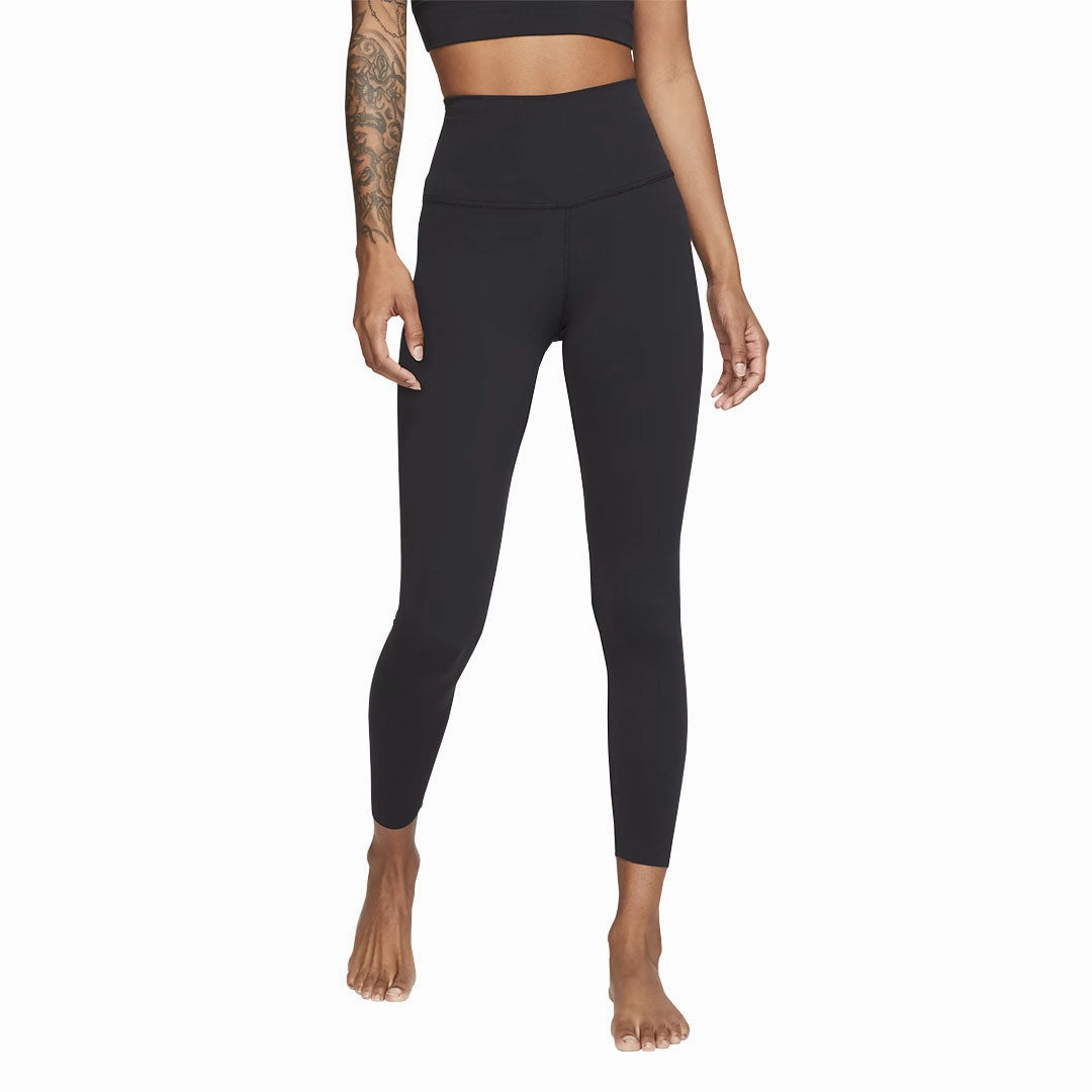 Nike - Women's Yoga Dri-Fit Luxe High-Waisted 7/8 Infinalon Leggings (CJ3801 010) Indoor Comfort Snug Fit