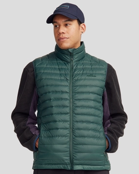 Men's Heli Down Vest v4 - Deep Forest Reversible Layer
