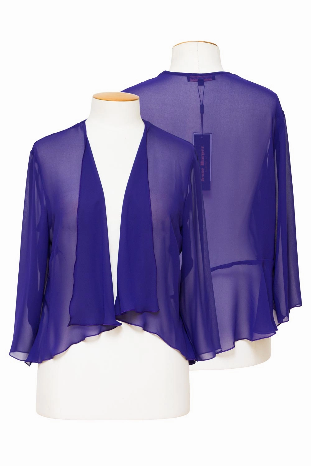 Ergonomic Armhole Cut Primaloft Insulation Layla Jones / Jesse Harper LJ0212/JH0244 - Calvin Klein Chiffon Jacket with peplum