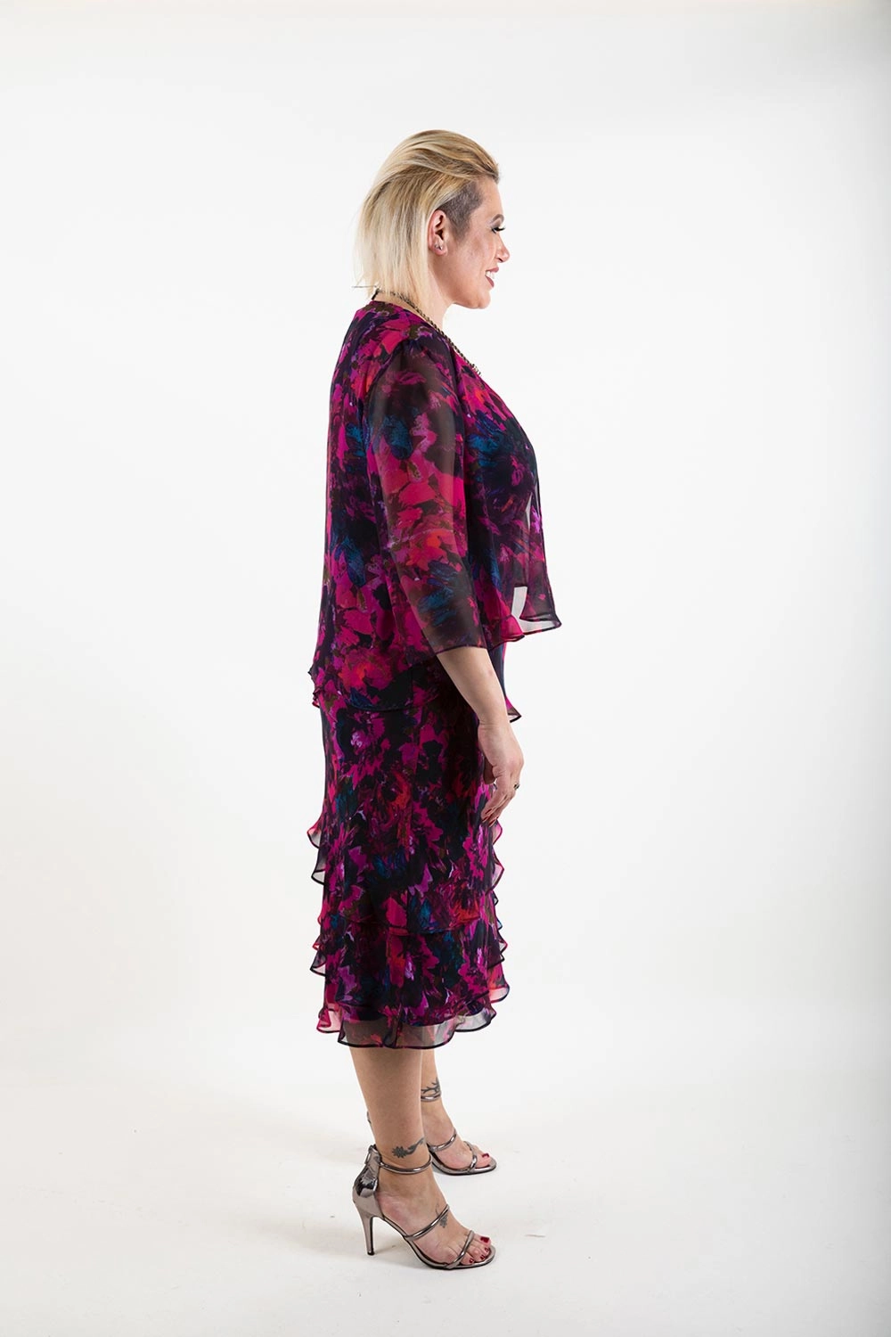 Flex Fit Design Layla Jones - LJ0359 Layer Dress w Jacket - Exclusive