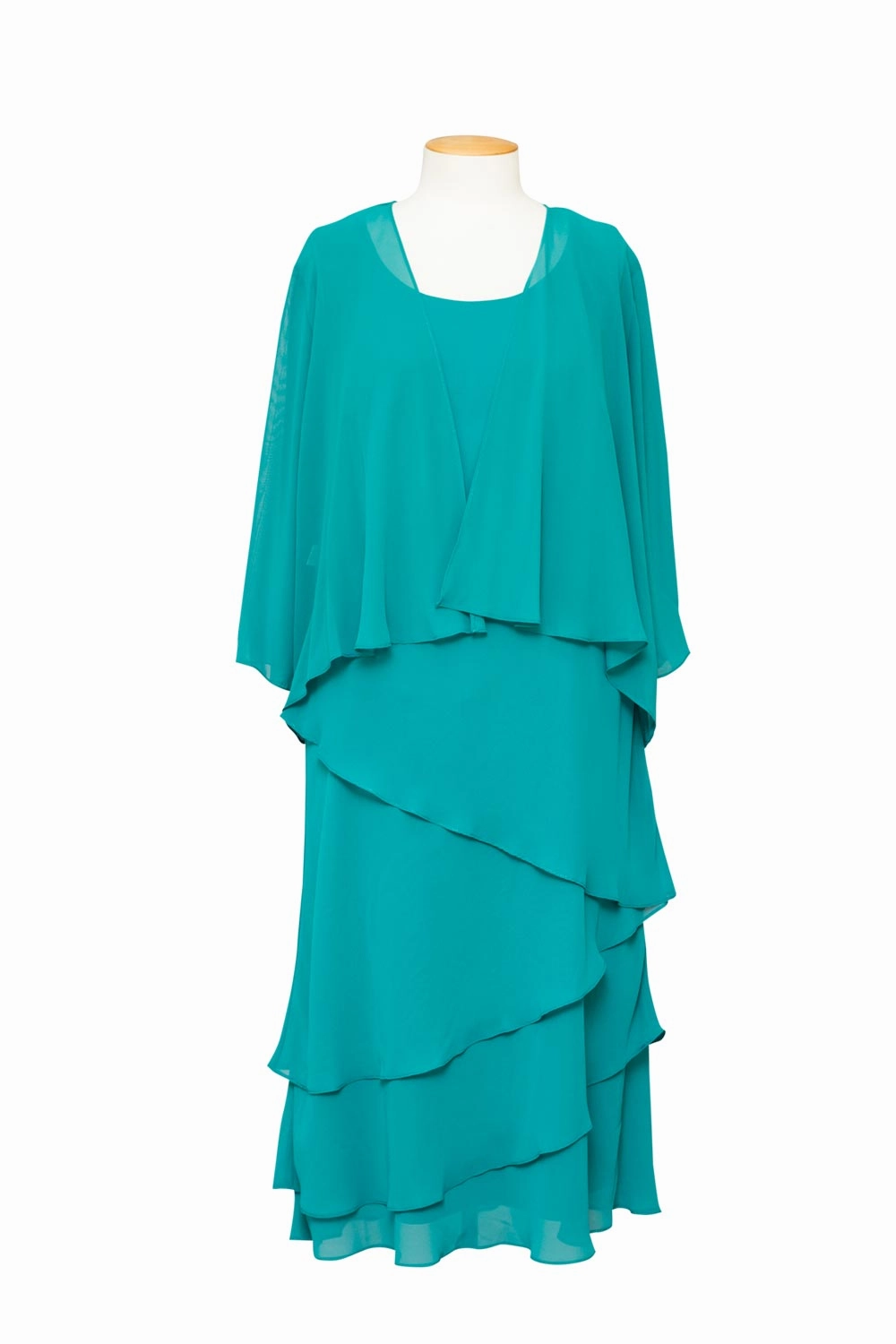 Comfy Layers Basic Travel Fit Layla Jones - LJ0359 Layer Dress w Jacket