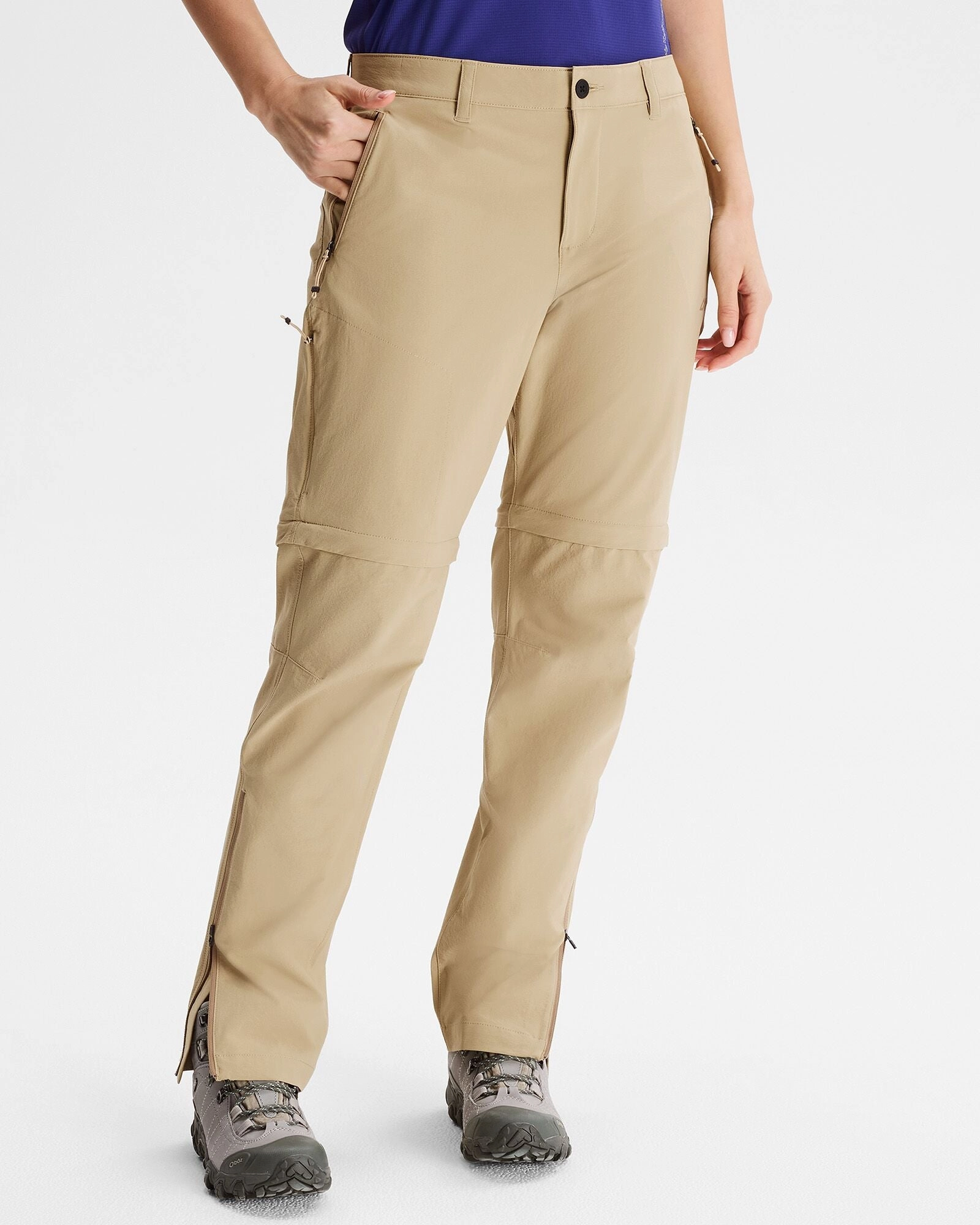 Women's Flinders Convertible Pants - Olive Grey Fit Feel