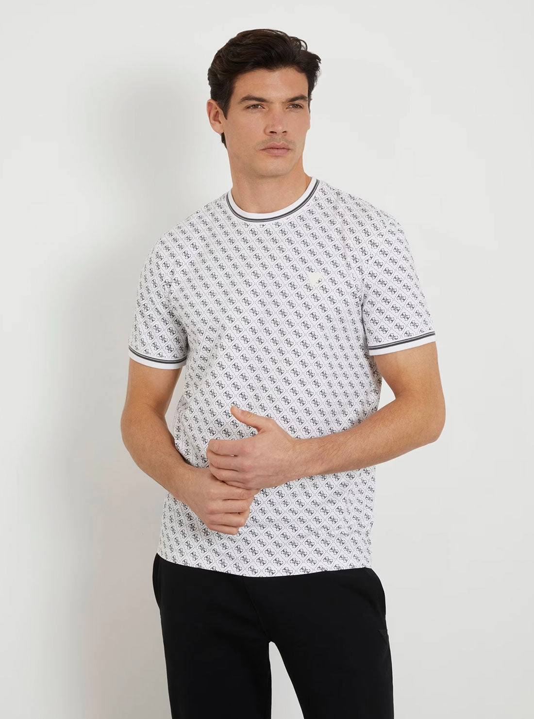 Eco White Marshall Active T-Shirt Temperature Regulating Textile EcoFriendly Material