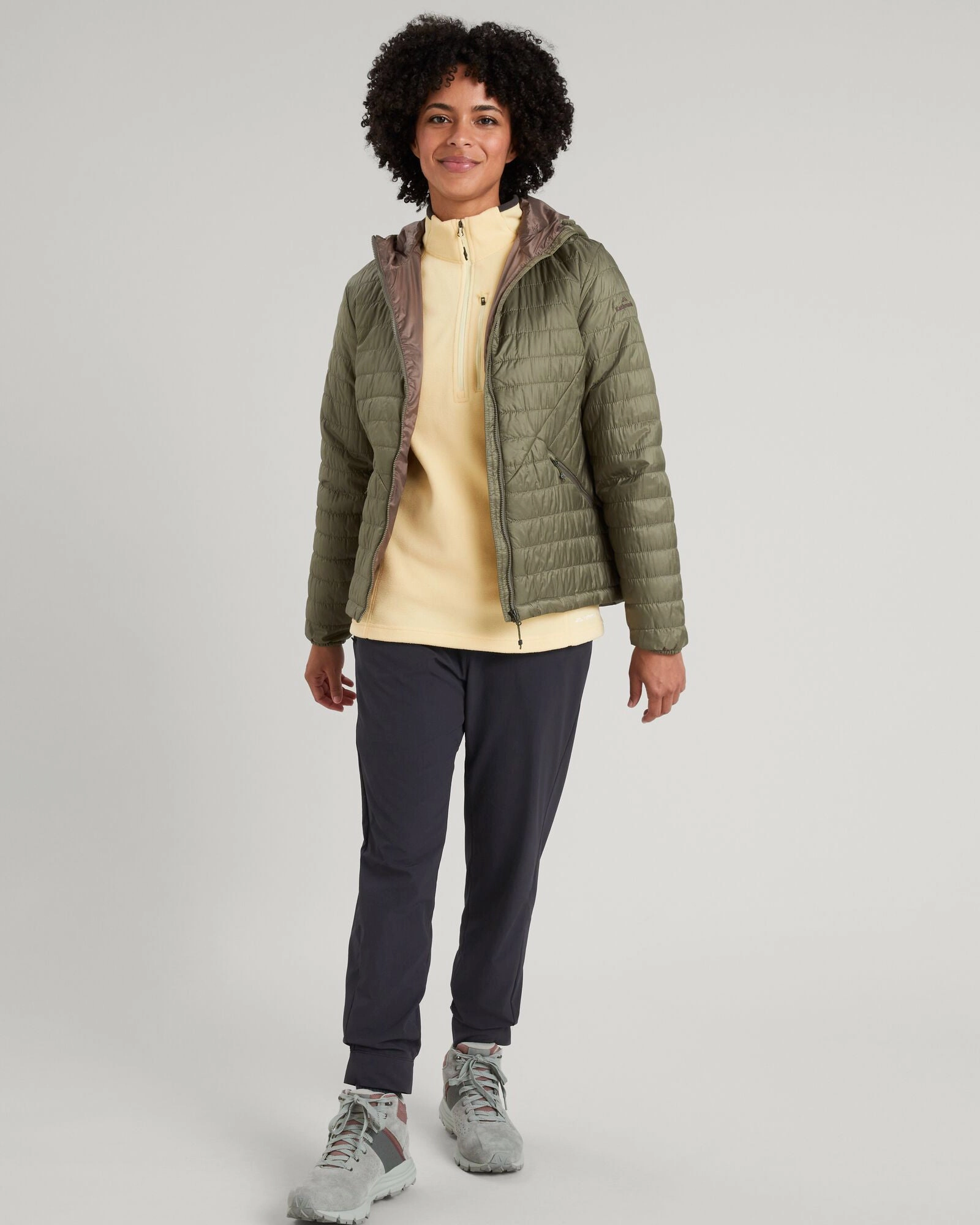 Heli R Women's novaLOFT Hooded Jacket - Beech Easy Care Machine Washable