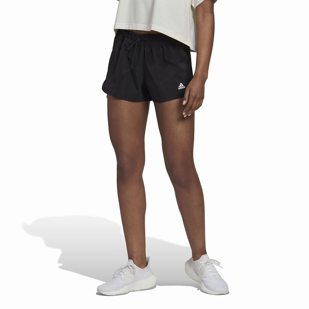 Structured Hemline adidas - Women's Perforated Pacer Shorts (HD3925)