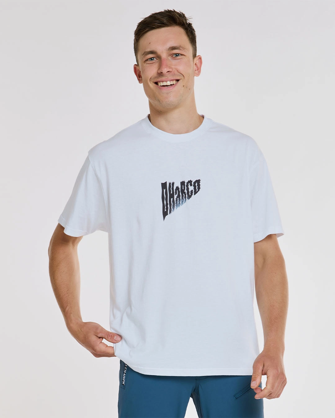 Relaxed and Comfy quick dry Mens Cotton Tee | White