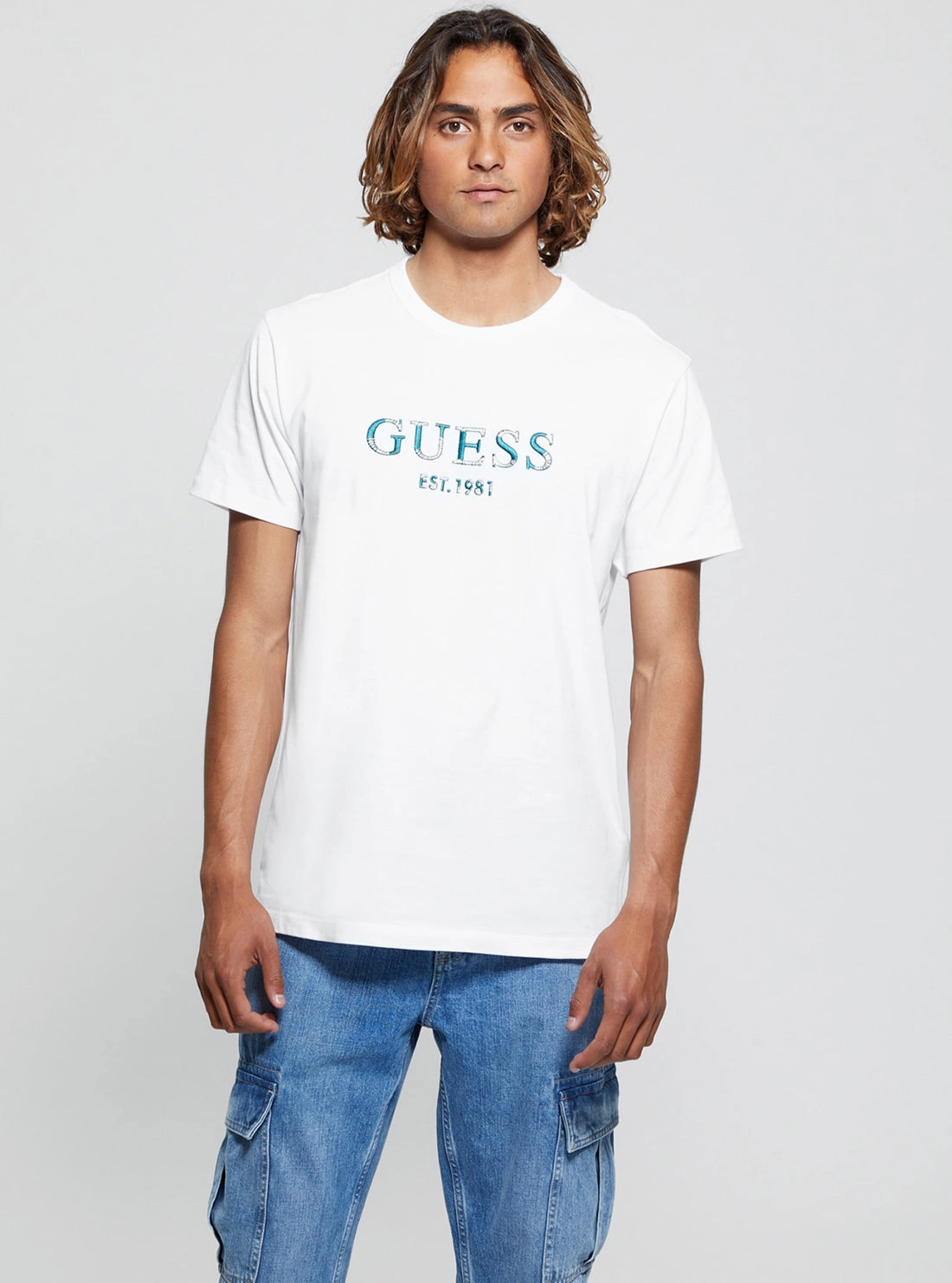 Eco White Logo Multicolour T-Shirt Anti Microbial Lining