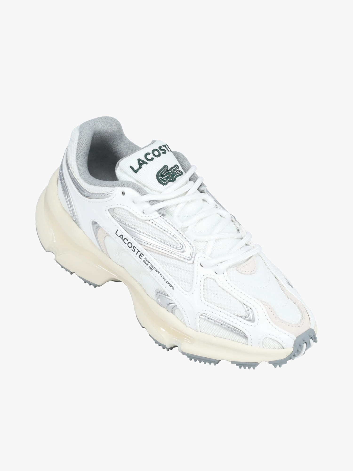 L 003 2k24 White Grey mesh Cushioned durability