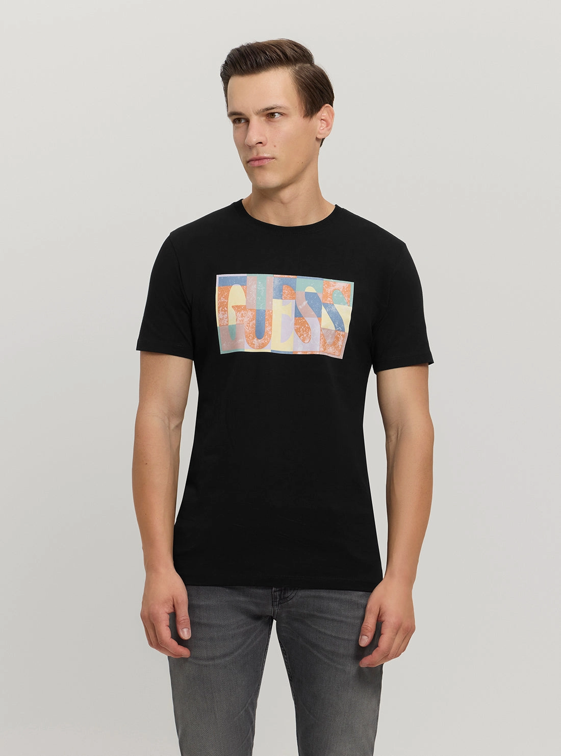 Trendy Look Eco Black Logo Mosaic T-Shirt