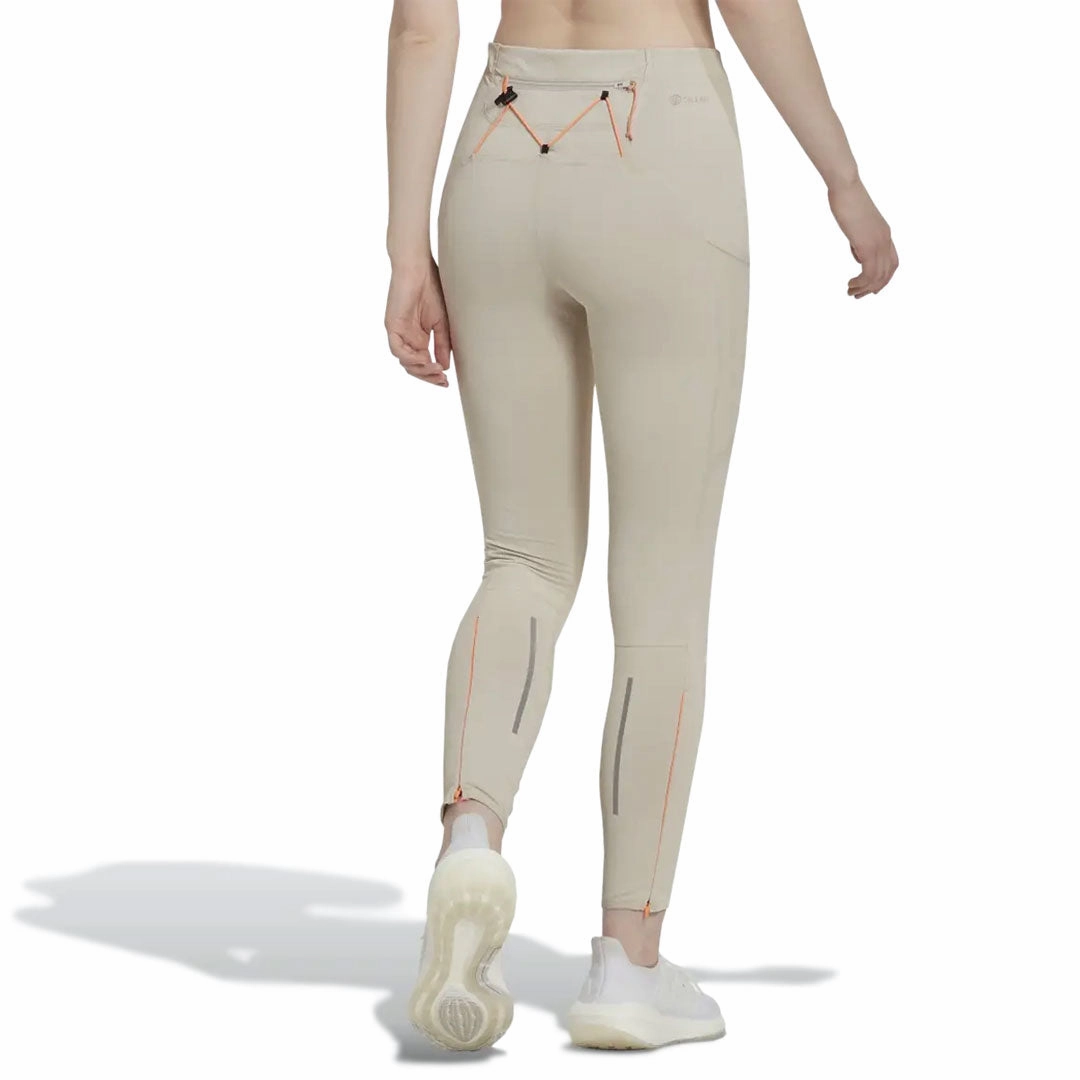 FlexibleKneePanels Perfect Length adidas - Women's Fast Impact Cold.Rdy Winter Running Leggings (HK9031)