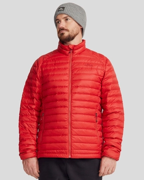 Roll Up Storage Design Men's Heli Down Jacket v4 - Spicy Chilli Pepper