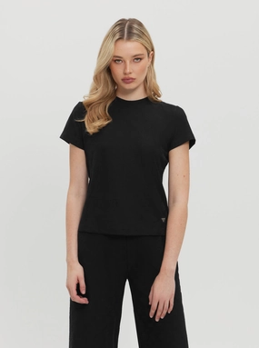 Sport Top Wrinkle resistant fabric Black Monica T-Shirt