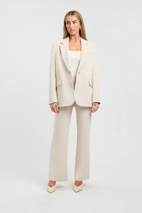 Lux Staple Blazer Flexible Elasticity Matte Finish