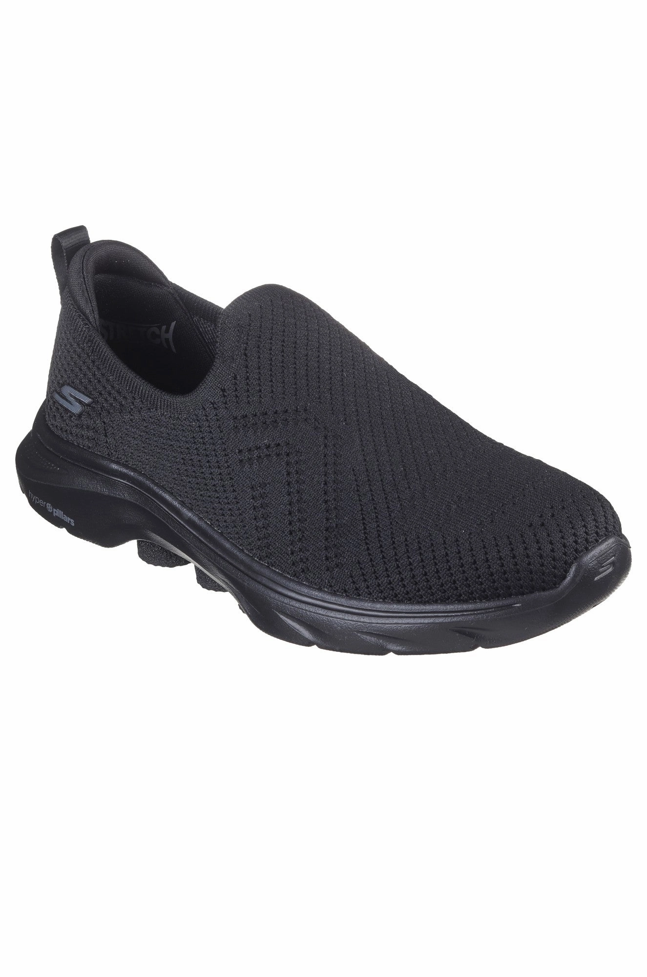 Ultra Cushioned Midsole Impact Resistant Frame Machine washable slip on Sneaker | BLACK | 125204 ZZ