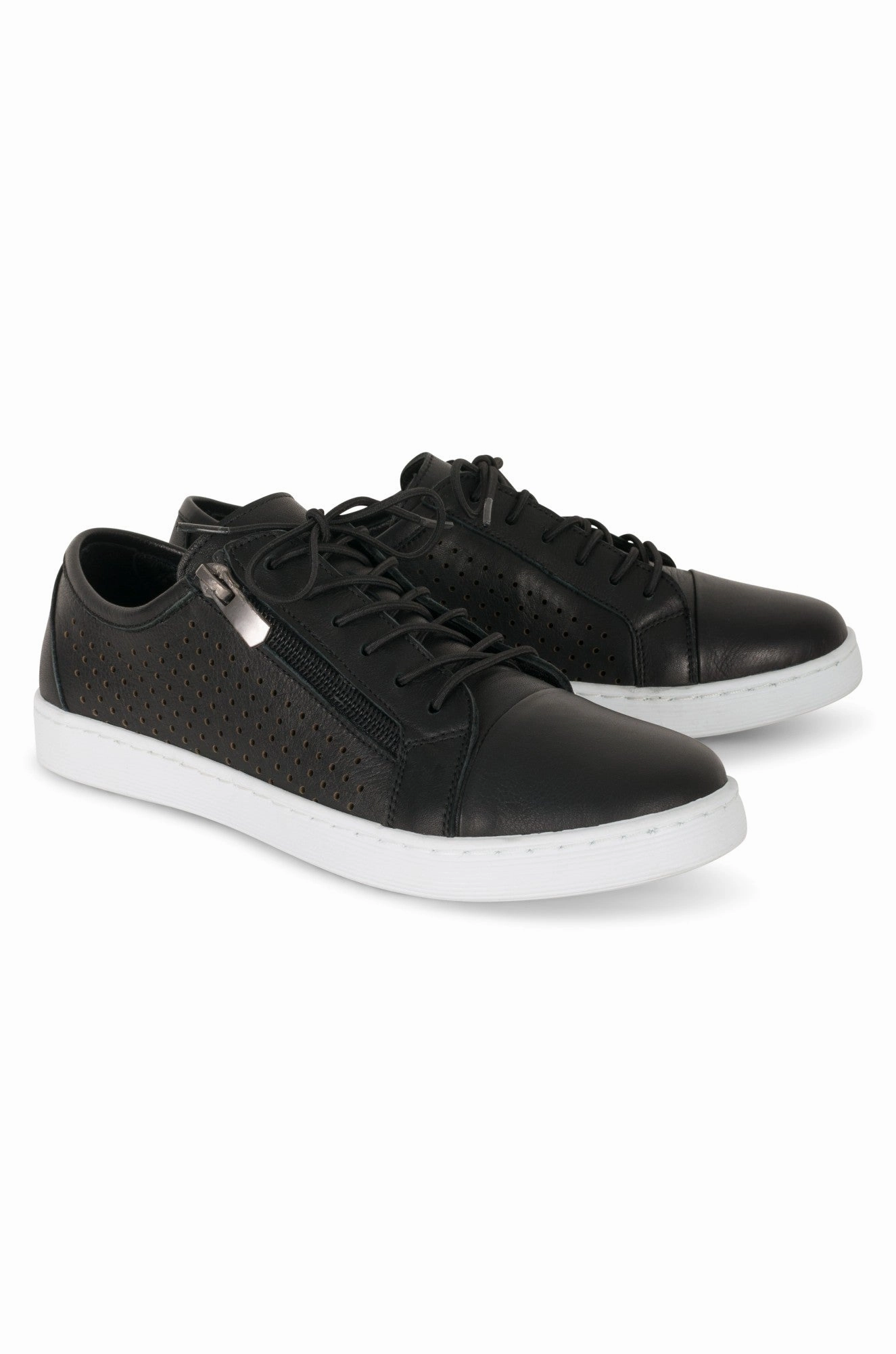 Walking Focus Made in Turkey Leather Sneaker | BLACK | KIMBERLEY AB