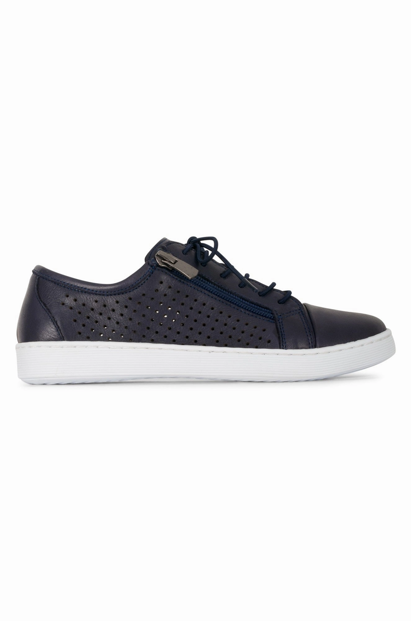 Stable Step Ergonomic Last Design Made in Turkey Leather Sneaker | NAVY | KIMBERLEY AB