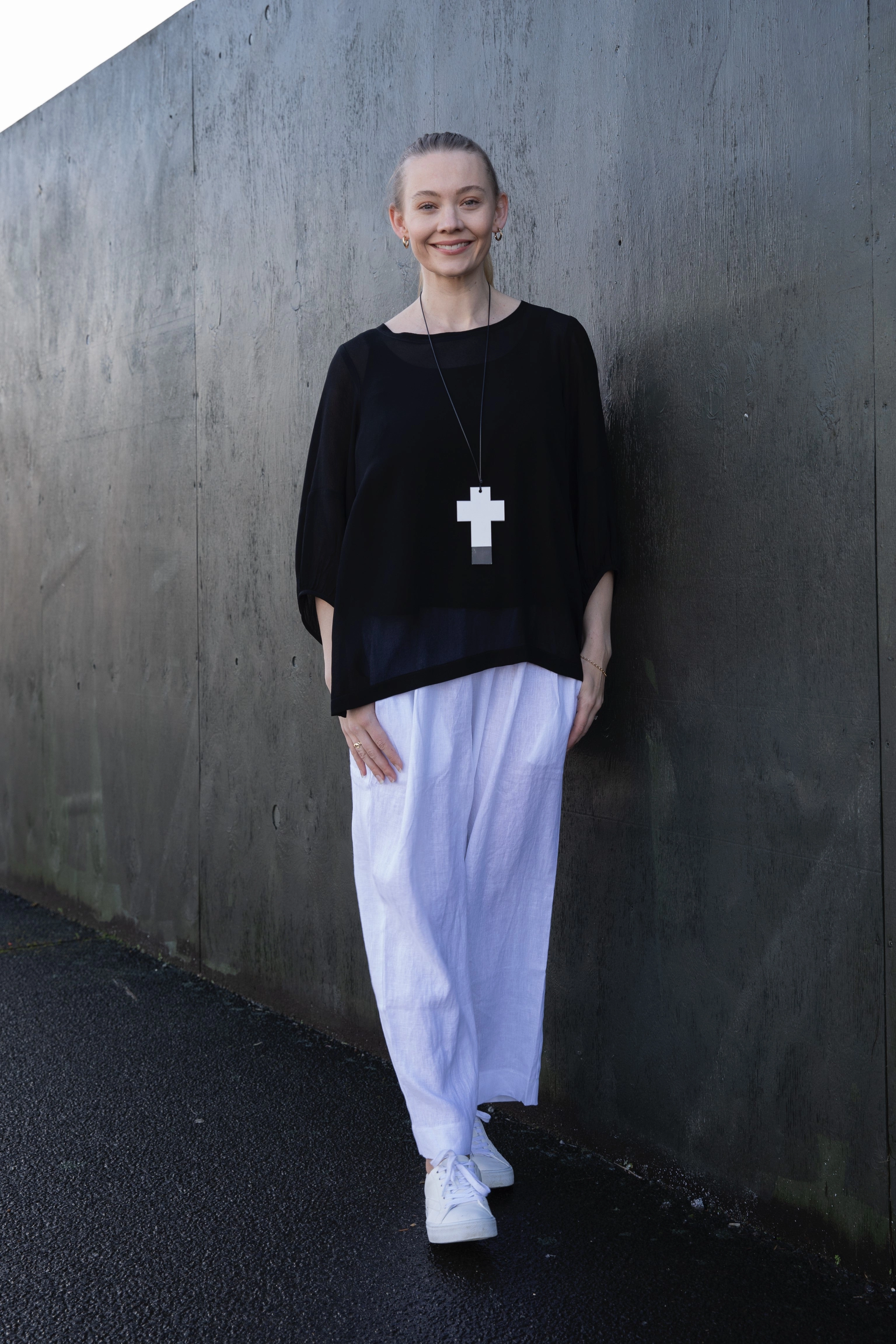 Low Profile Waistband Active Comfort Wear Magazine - 2024SS-18 Helen Cuff Pant