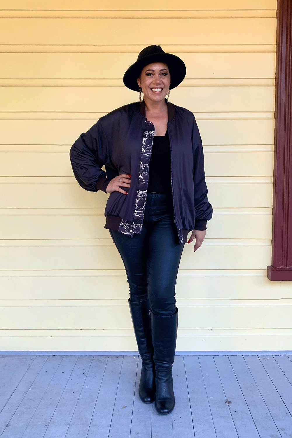 Double Layered Fabric Formal Use Maud Dainty - DTY03835B Lily Reversible Jacket