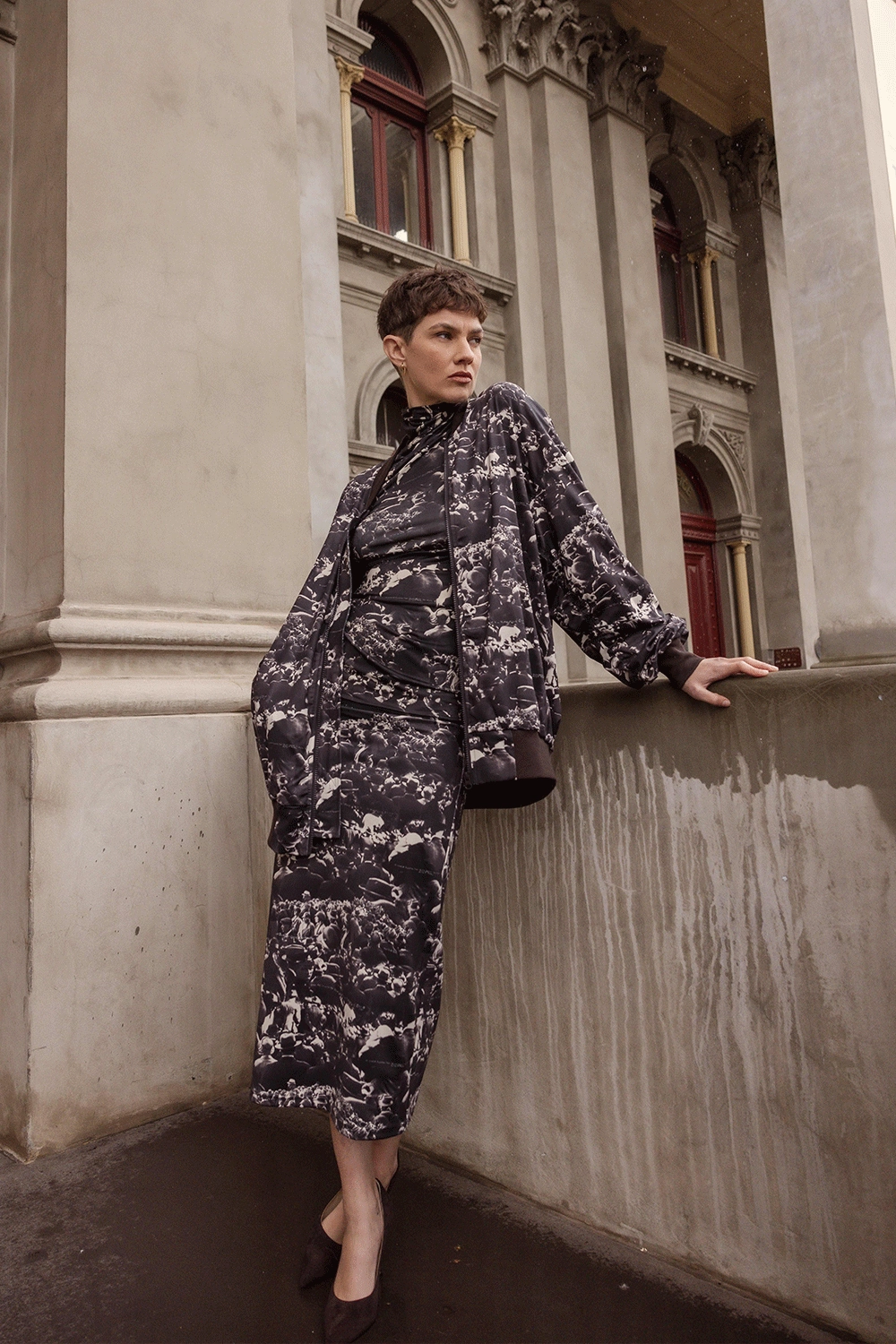 Maud Dainty - DTY03835B Lily Reversible Jacket Moisture Wicking Material