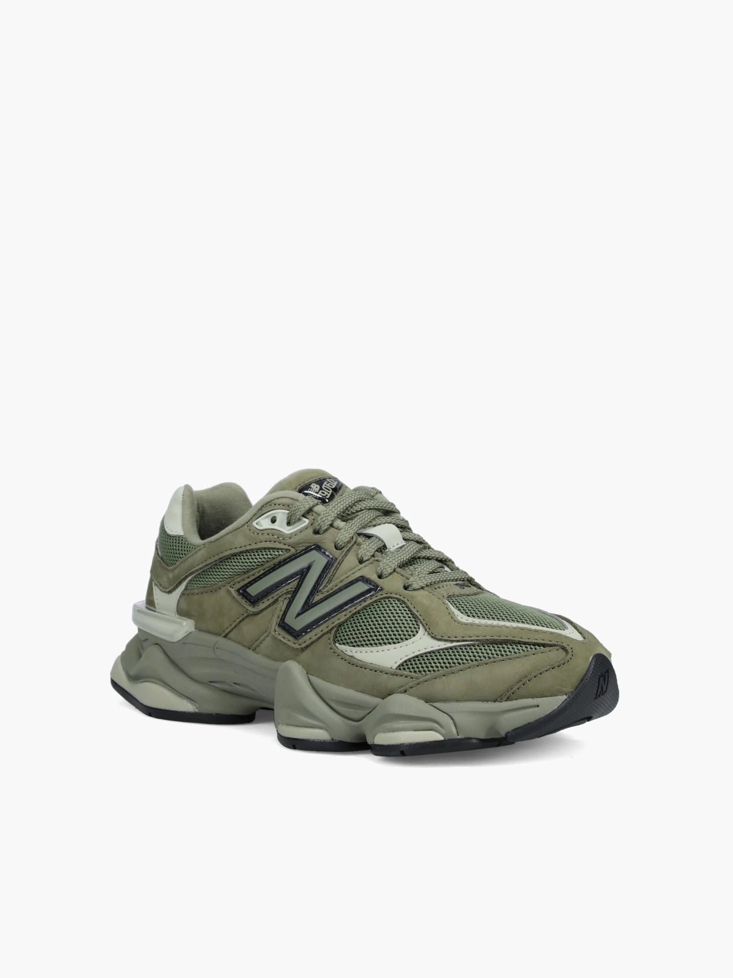 9060 Dark Olive Suede Pace Balance Stretchable Upper