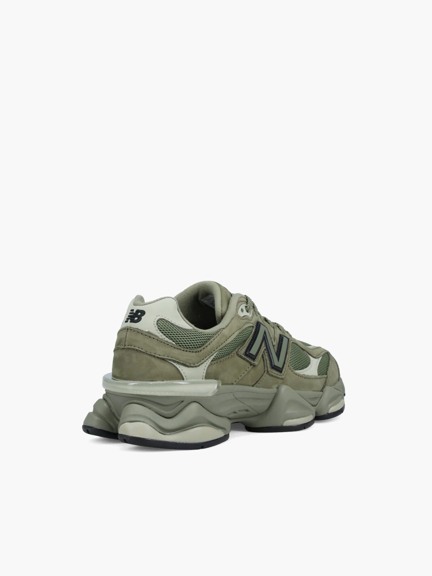 9060 Dark Olive Suede Removable Insole Performance Fit