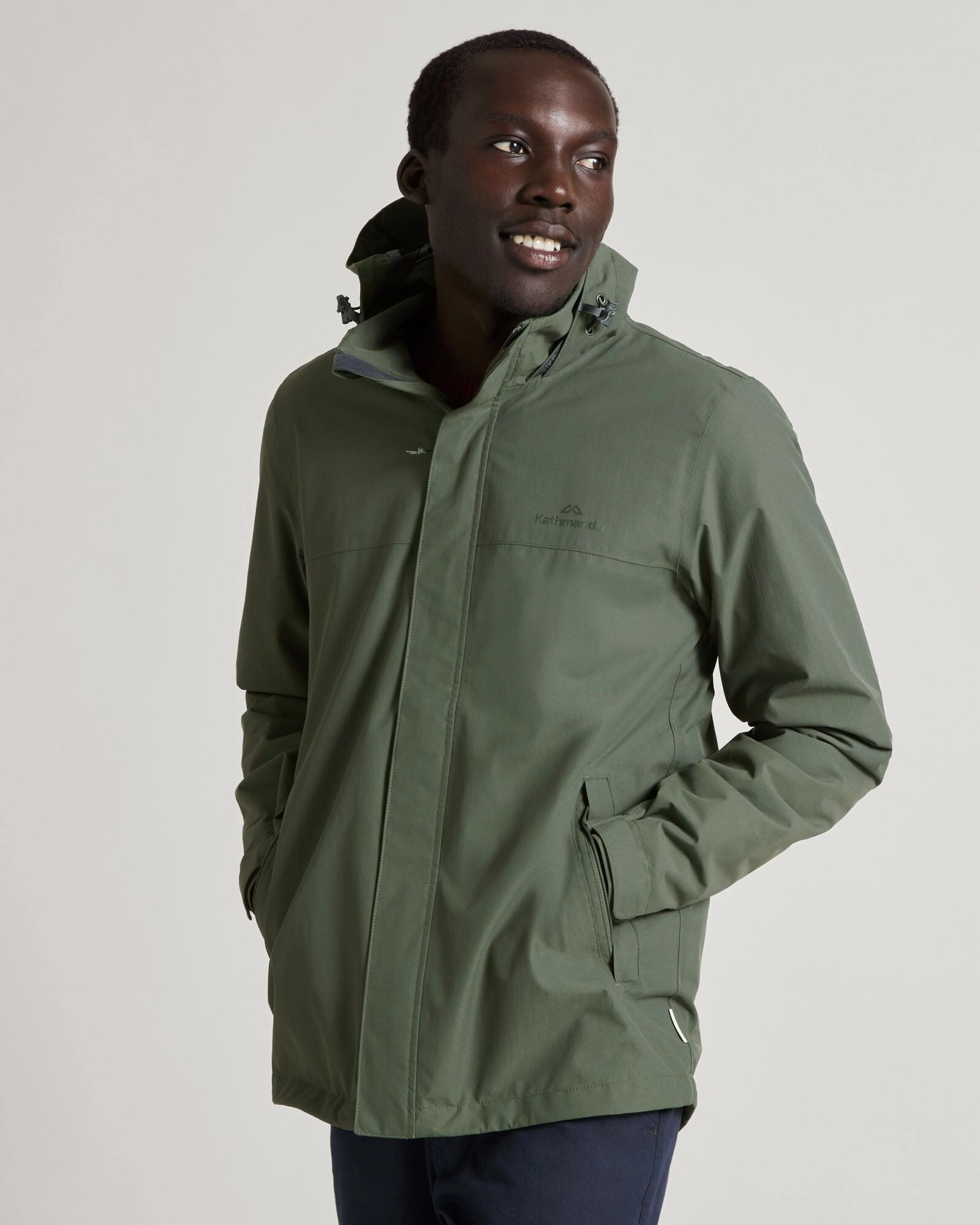 Bonded Collars Men's Andulo 2-layer Rain Jacket - Thyme