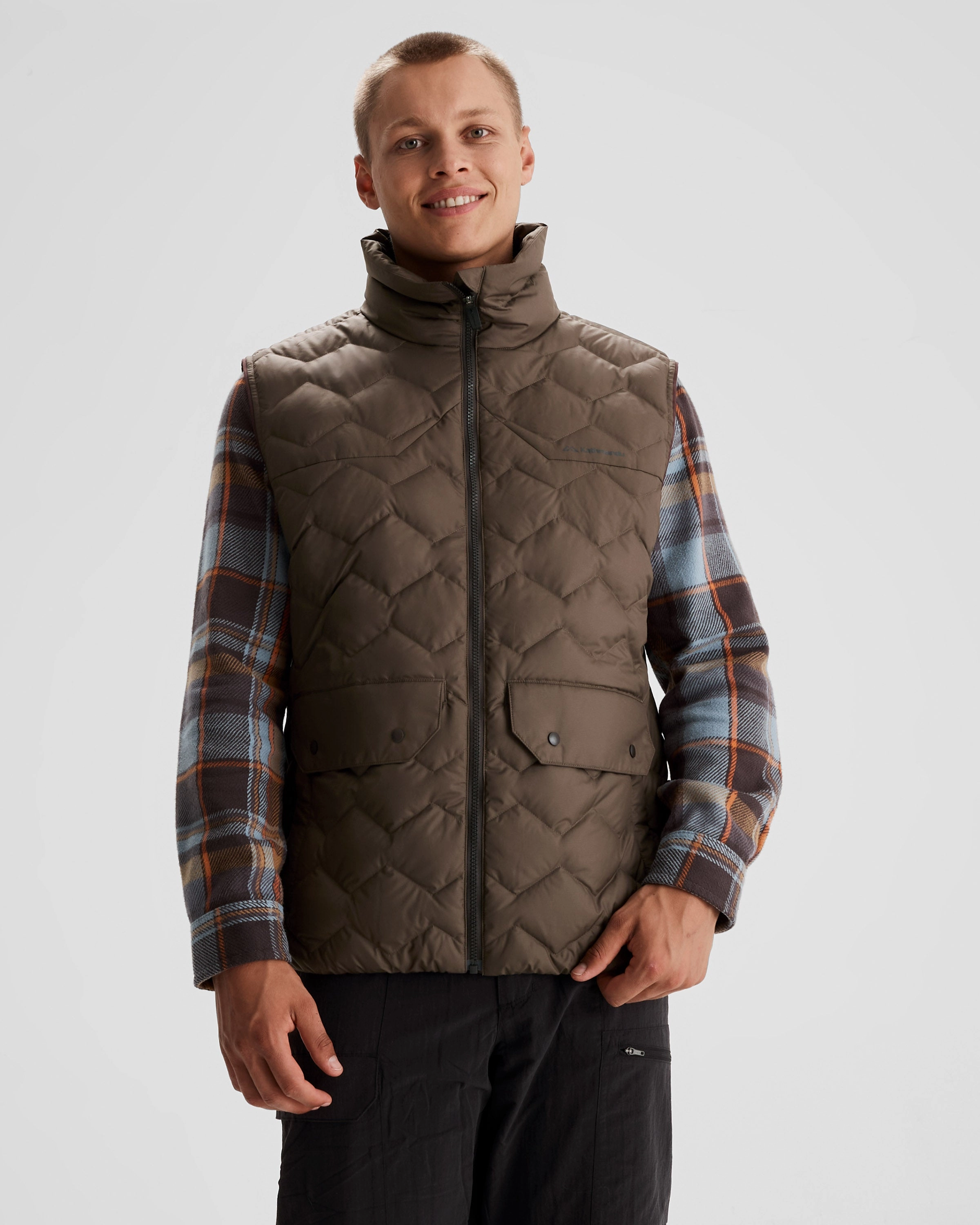 Men's Any Time Down Vest - Trail Seam Sealed Technology Removable Hood
