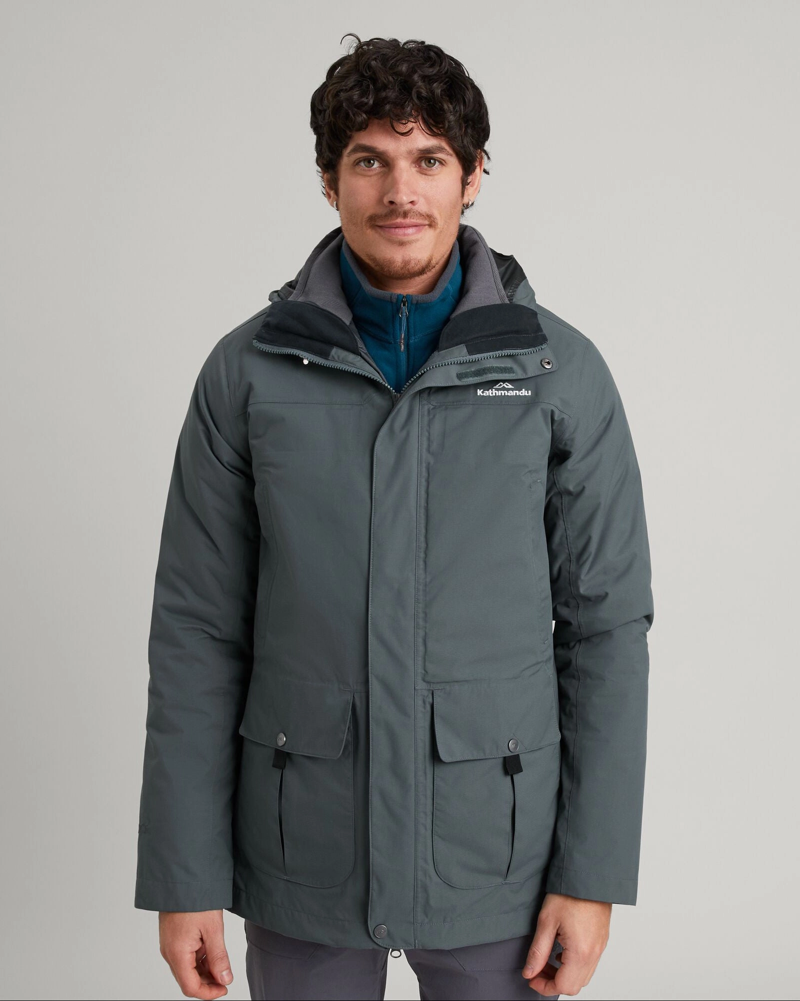 Men's Benmore 5-in-1 Jacket - Light Night/Night Transitional Weather Piece Detachable Lining