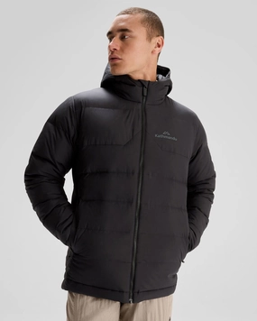 Men's Epiq SE Hooded Down Jacket  - Black FoldableStructure MoistureWicking Technology