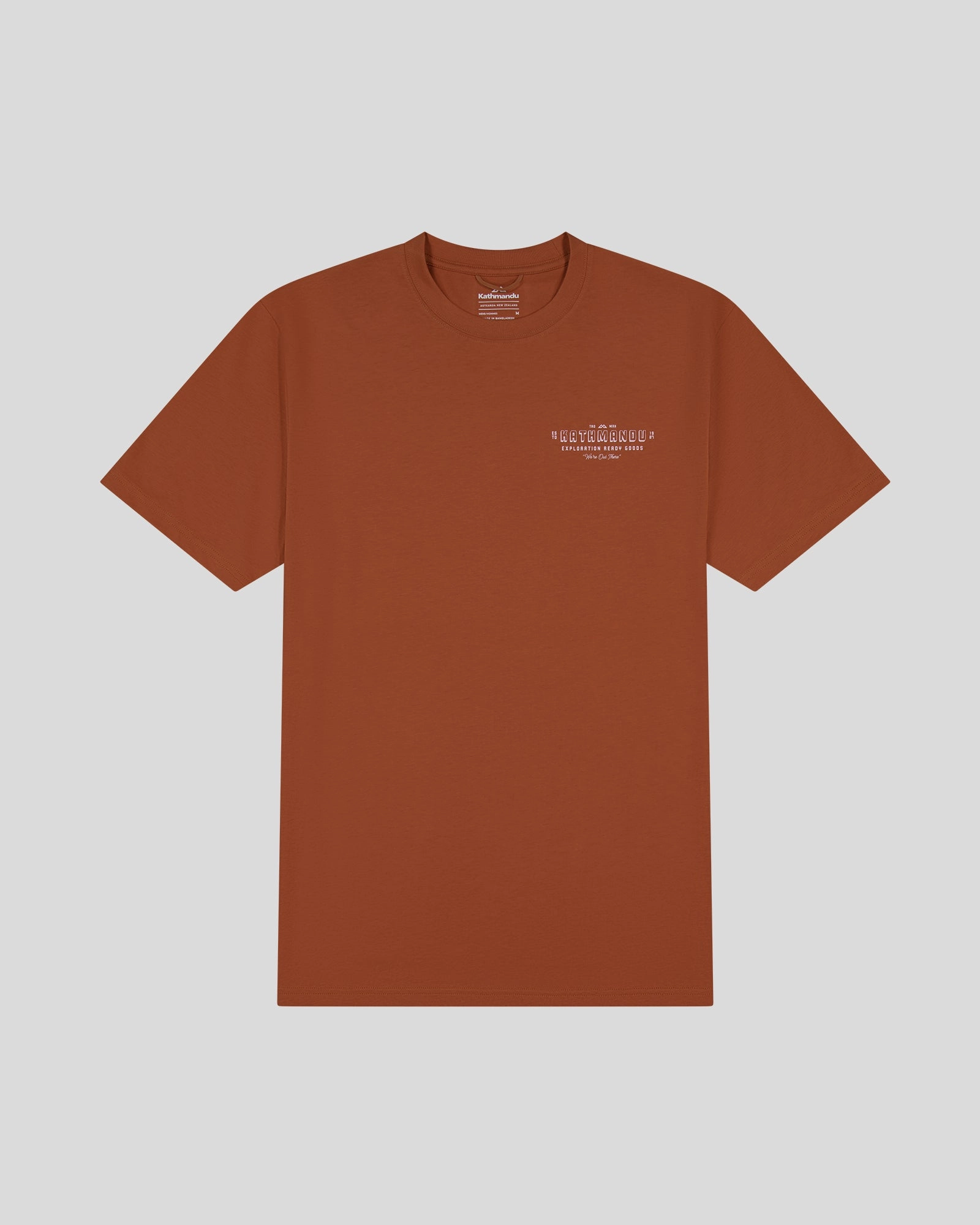 Earthy Tone Colorways Men's Exploration Organic Cotton T-Shirt - Copper