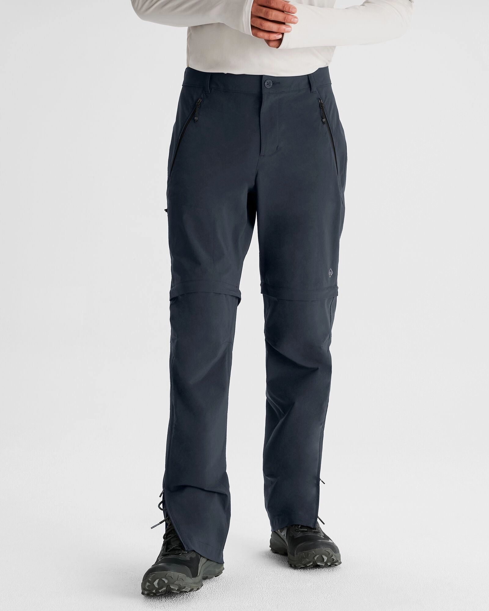 AdjustableWaistband Friction Resistant Fabric Men's Flinders Convertible Pants - Pure Navy