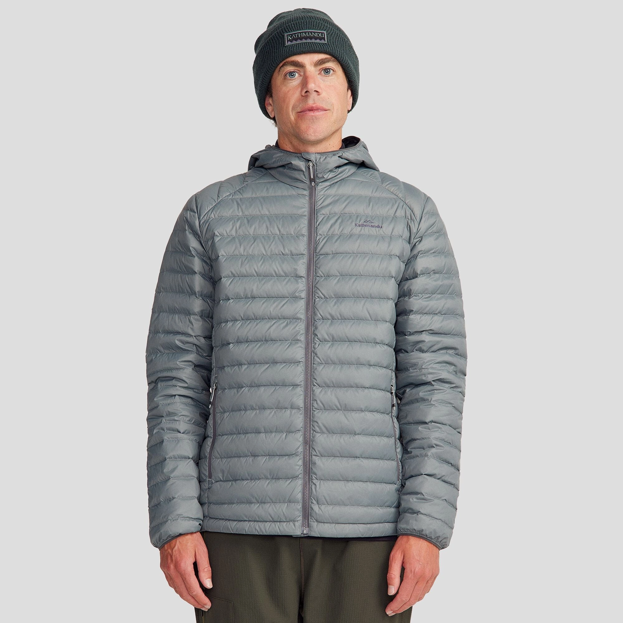 Men's Heli Down Hooded Jacket v3 - Moon Eco Friendly Dye