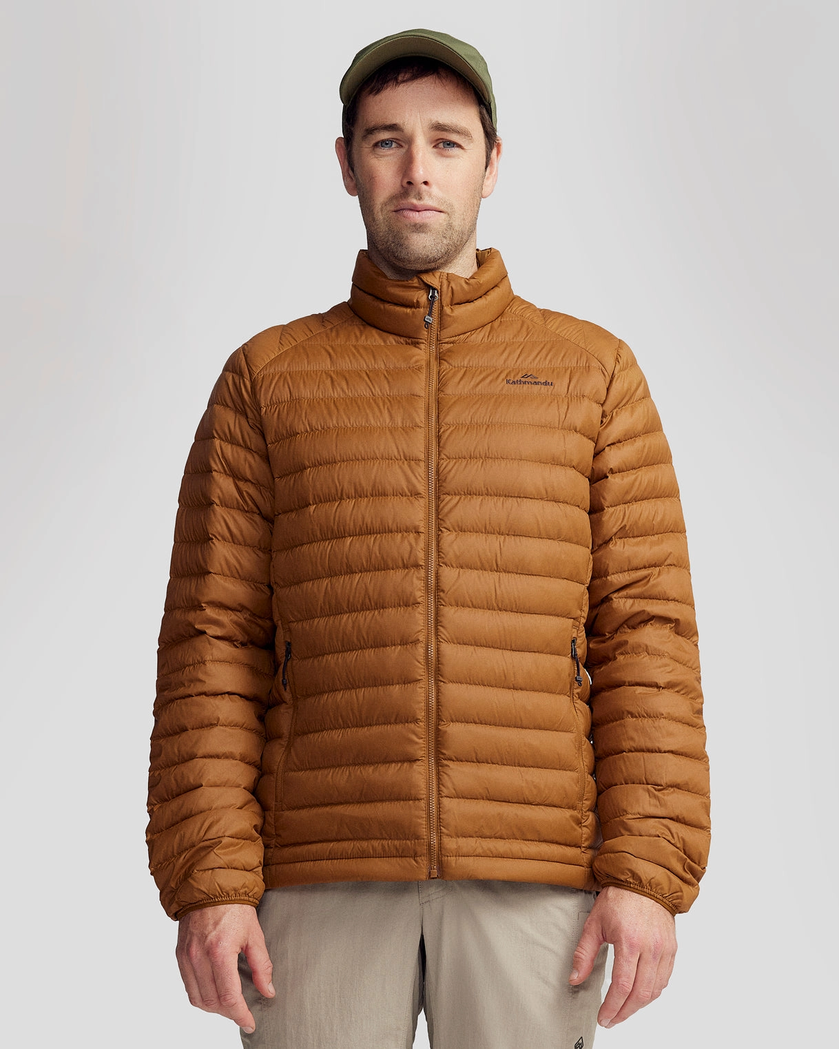 Men's Heli Down Jacket v4 - Bark Reversible Layer Body Mapped Ventilation