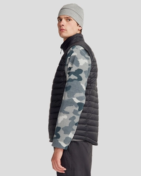 Ultra Flexible Men's Heli Down Vest 4.0 - Black Stingray