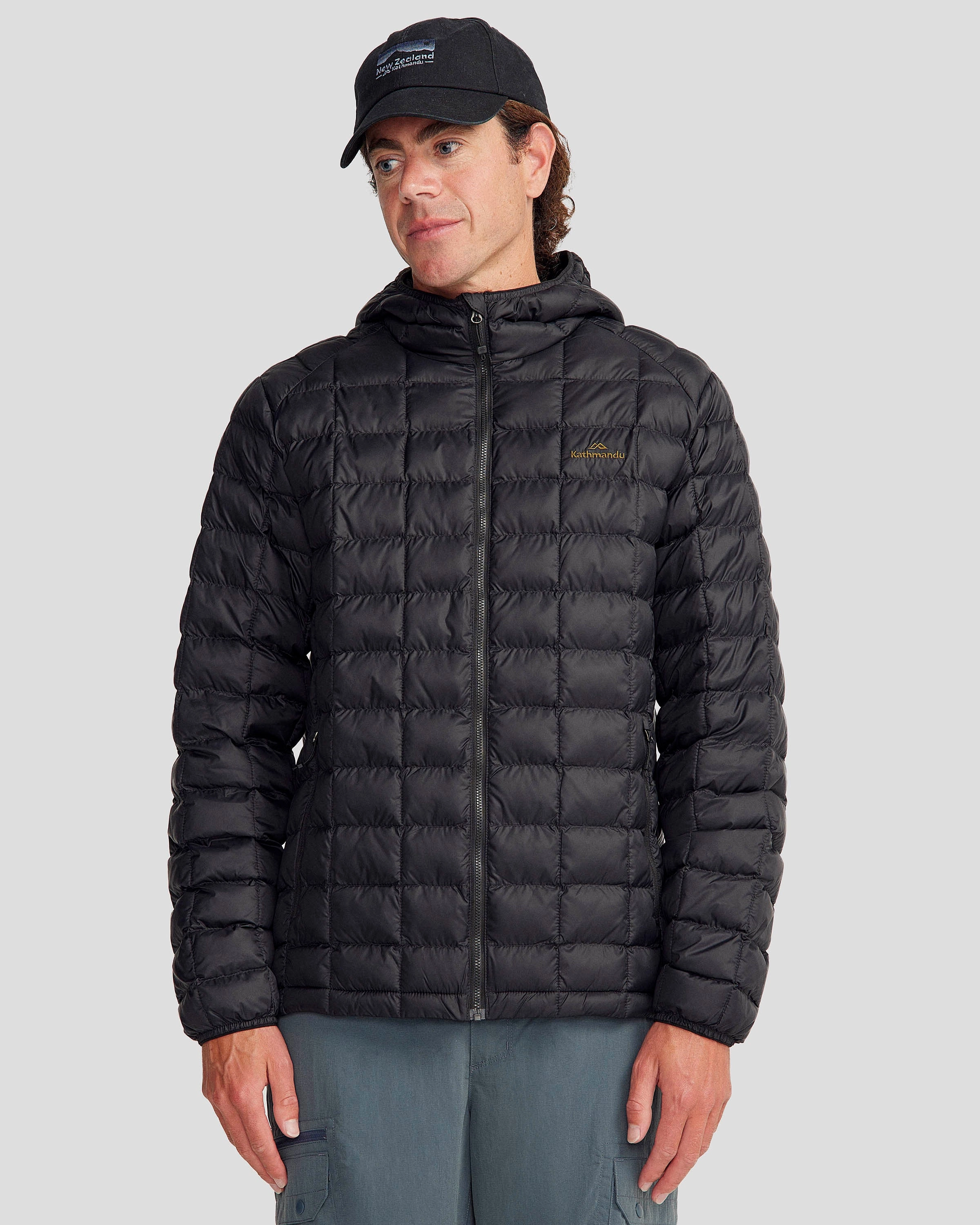 Weather Ready Men's Heli Insulated Hooded Jacket - Black Stingray