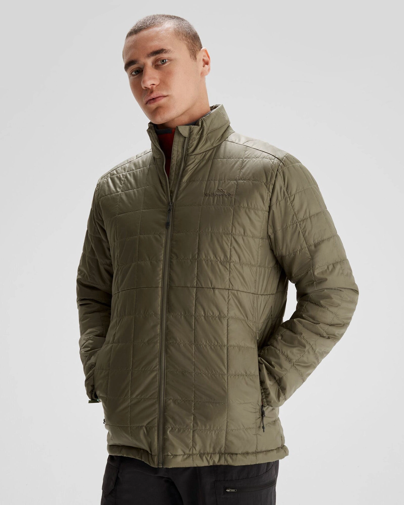 Men's Heli R Insulated Jacket - Beech Eco Friendly Dyed Fabric