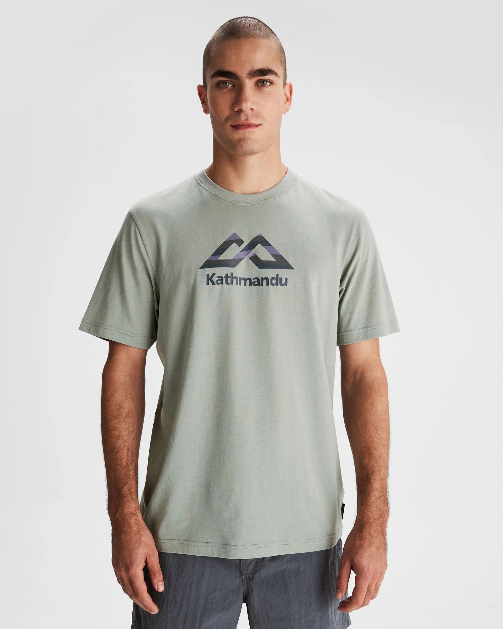 UltraSoftLining NoTagLabel Men's Logo Fill Organic T-shirt - Gum Tree