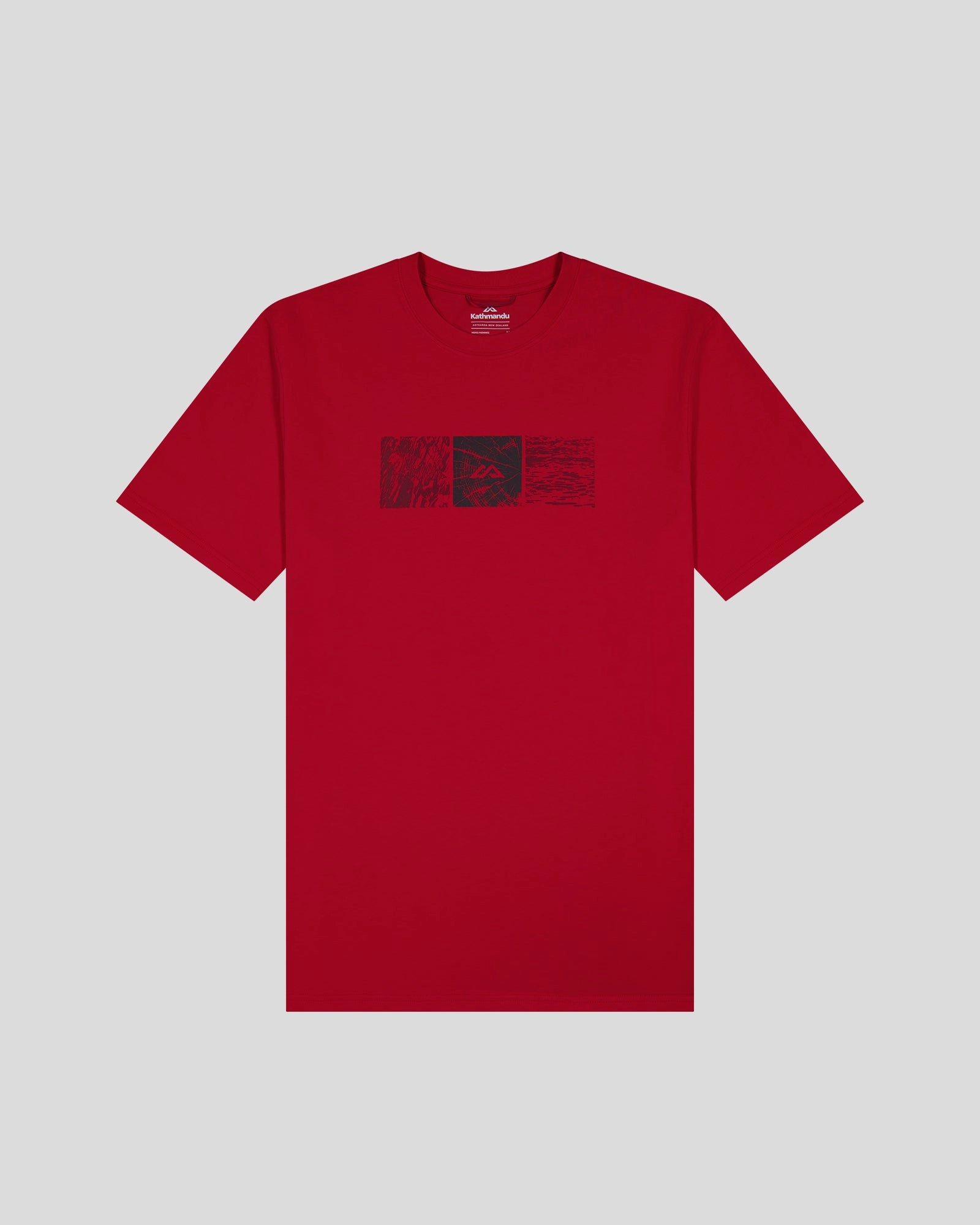 FlexibleNeckline AllDay Comfort Tech Men's Photo Scape Organic Cotton T-Shirt - Spicy Chilli Pepper