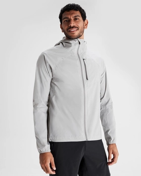 Non Irritating Lining Men's Seeker 2.5L Rain Jacket - Steel Grey