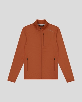 Men's Seeker Fleece Jacket - Copper Non Bulky Profile Active Daily Wear