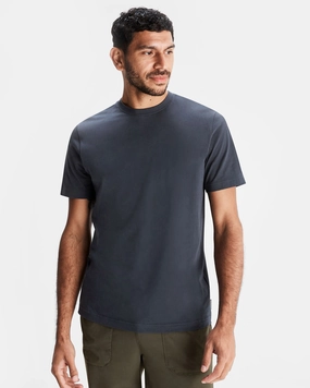 Men's Solid Organic Cotton T-shirt - Pure Navy StretchComfort