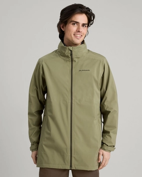 Classic Cut Men's Trailhead Stretch 2.5-layer Rain Parka - Beech