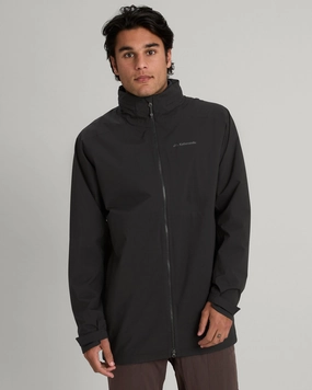 Men's Trailhead Stretch 2.5-layer Rain Parka - Black Stingray AdjustableDrawstring
