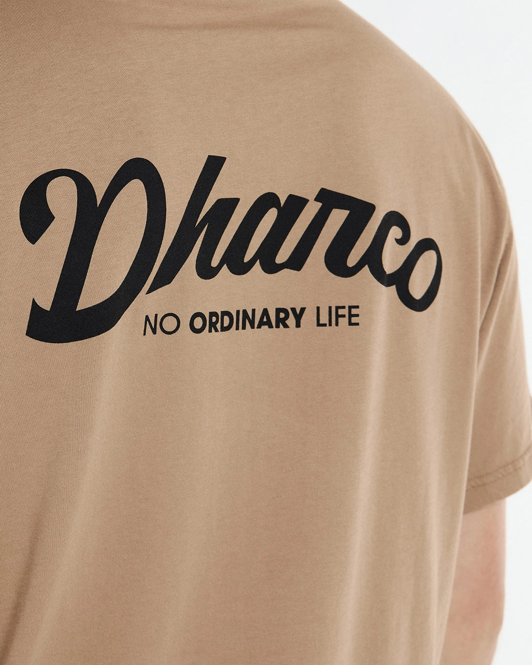 Recycled Polyester Blend Mens Cotton Tee | Dust