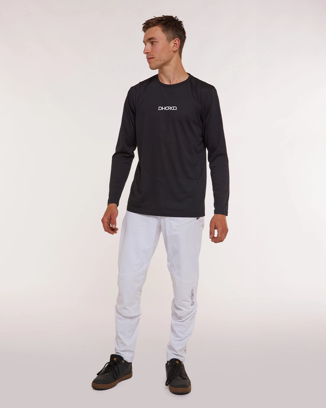 Mens Long Sleeve Tech Tee | Stealth Quick-Dry Fabric Light Layers