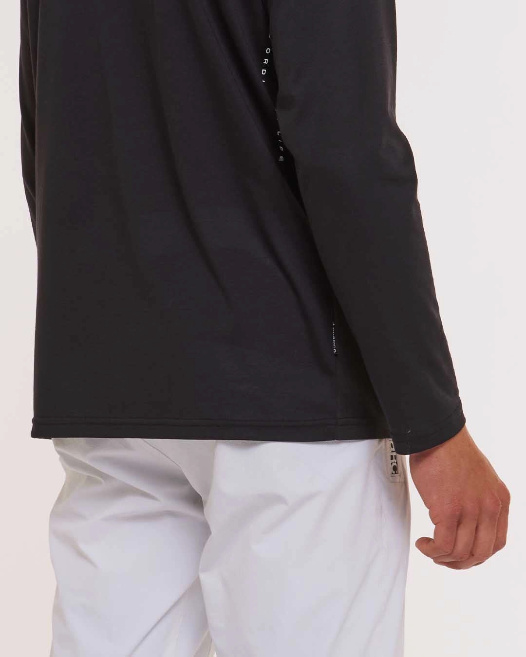 Mens Long Sleeve Tech Tee | Stealth Quality Layer