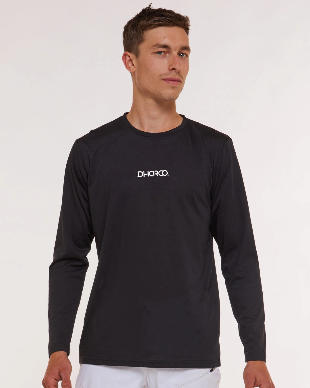 Chilly Comfort Skin Friendly Blends Mens Long Sleeve Tech Tee | Stealth