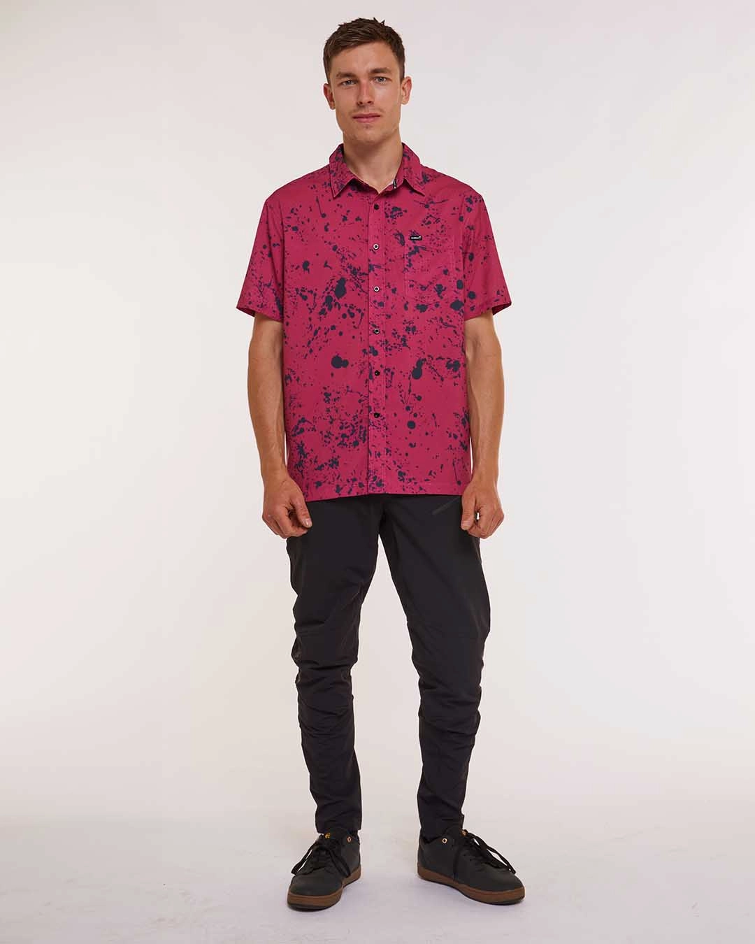 Relaxed Look Mens Tech Party Shirt | Chili Peppers