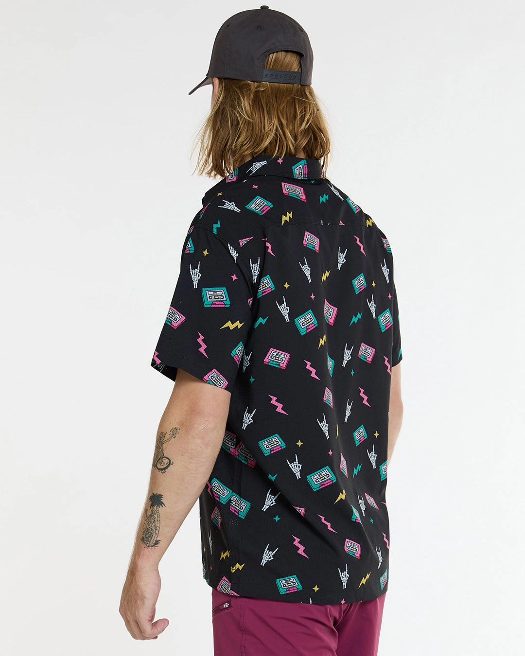 Functional Pocket Mens Tech Party Shirt | Mix Tape