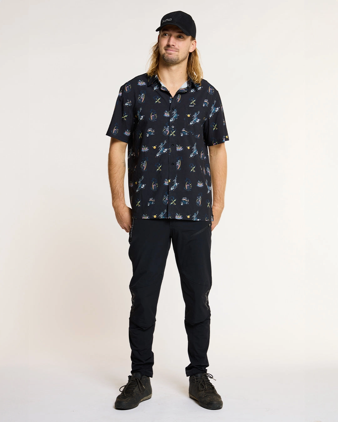 Structured Shoulder Support Mens Tech Party Shirt | Rippin & Sippin